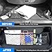 MARCHFA Car Rear Trunk Cargo Net Compatible for 2024 2025 2026 Subaru Impreza Crosstrek Accessories Cargo Storage Organizer Mesh Net
