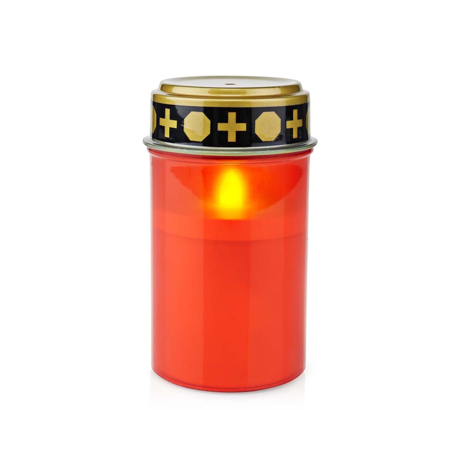 Nedis Battery Grave Candle Memorial With Flickering Tealight Remembrance Cemetery from B&Q
