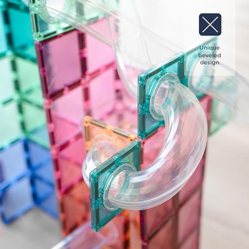 Connetix Magnetic Tiles Pastel Ball Run 80-Piece Expansion Pack — view 4
