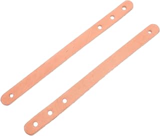 Abaodam 2pcs Billiard Table Track Strap Set, Cow Leather Pu, Khaki