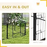 PawHut Dog Pen 8 Panels Puppy Pen Heavy Duty Pet Playpen for Indoor Outdoor for Dogs, Rabbits, Ducks 60cm High - Image 6