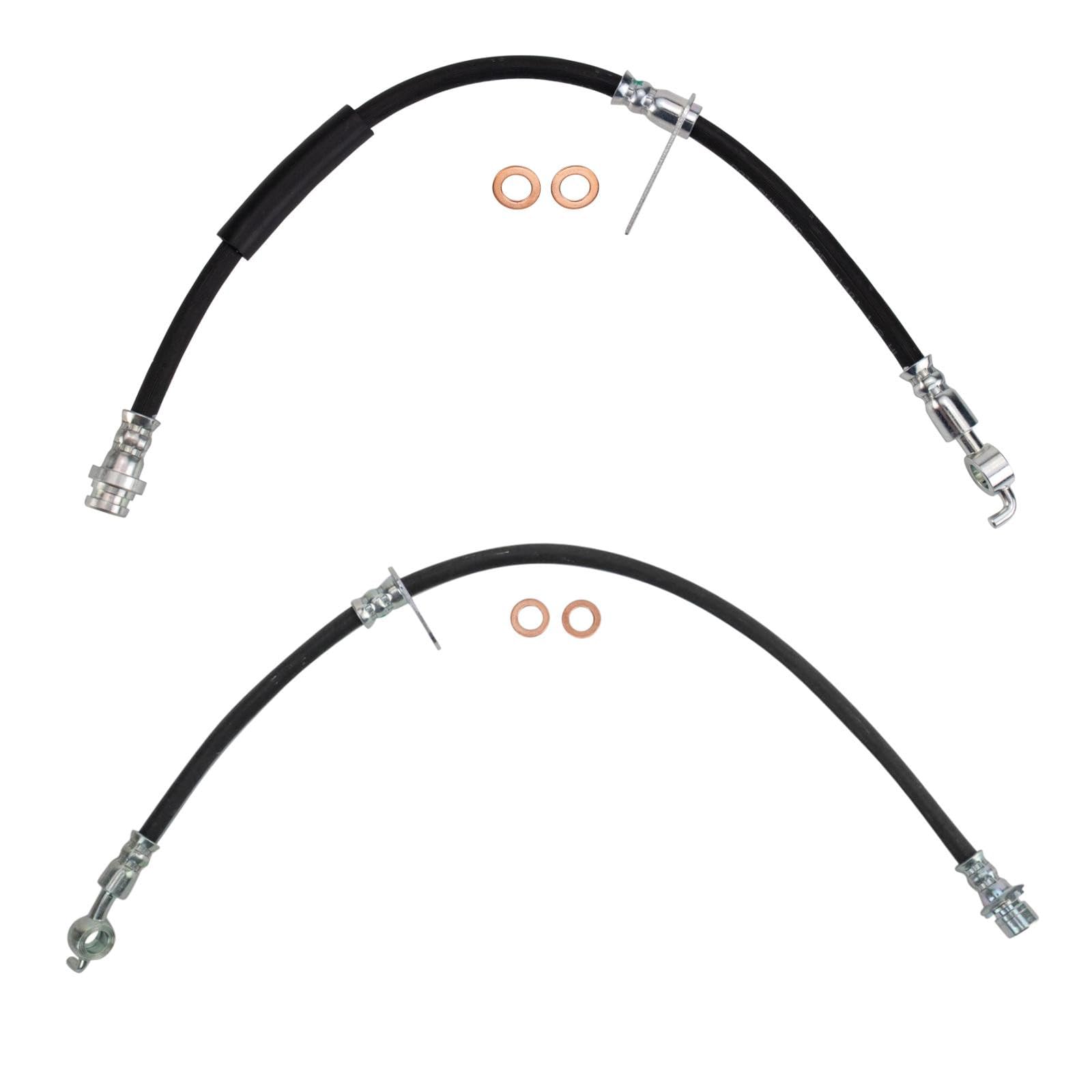 TRQ Front Brake Hose Set