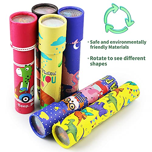 Oopsu 6 Pack Classic Kaleidoscopes Fun Toys For Kids Party Favors Kids Prizes Classroom Prizes Goodie Bags (Random Style) #TOP2