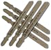 6 Pack 4" T-Shank Diamond Coated Jig Saw Blades Grit 80