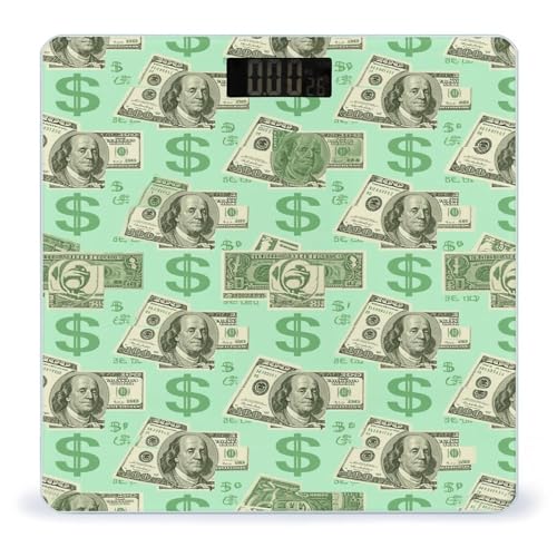 Báscula digital de baño con plataforma de vidrio templado miniatura 1