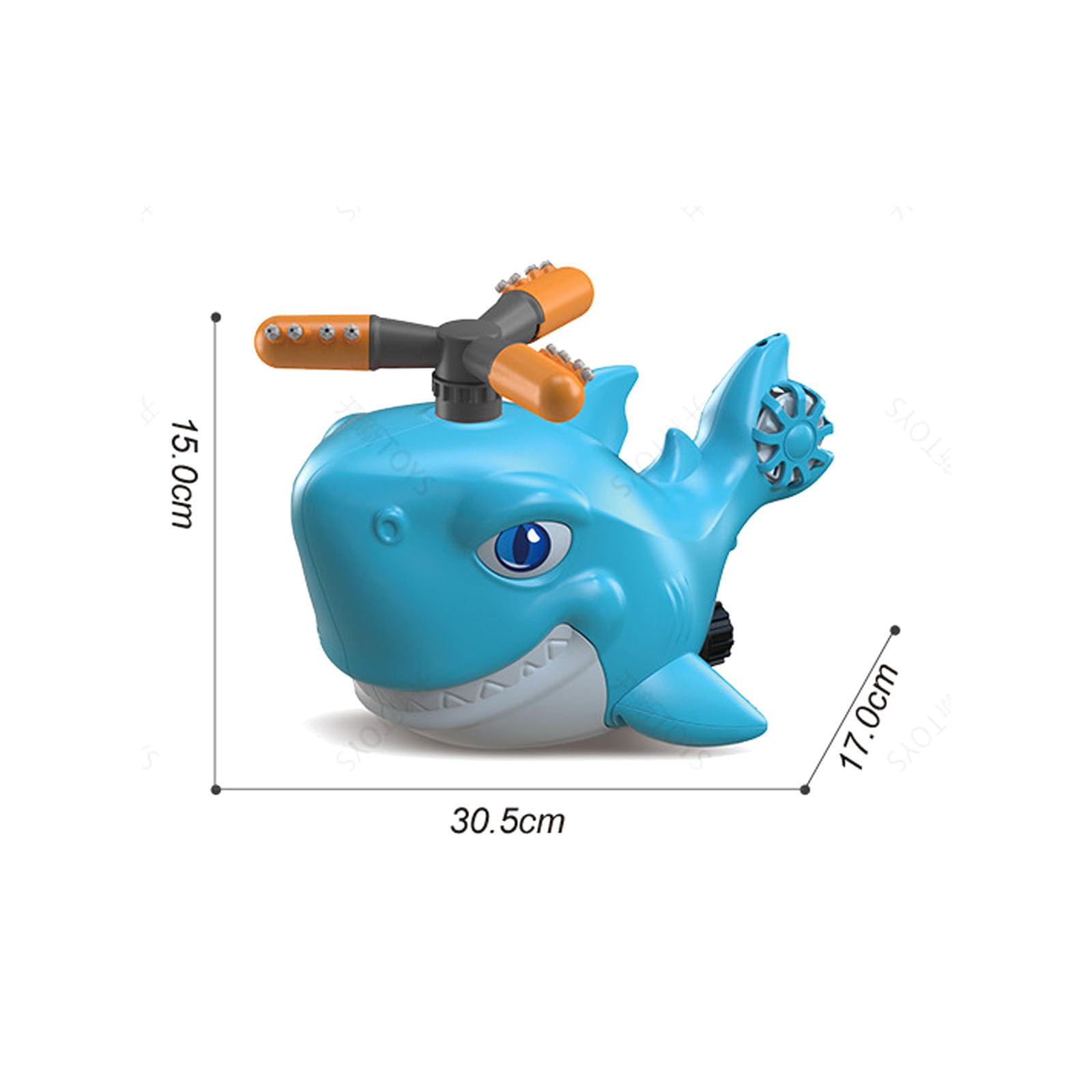 Emocionante juego de objetos voladores de propulsión de agua de dos modos inspirado en el mar profundo entretenimiento para jugar en la piscina, muñecas de ducha seguras