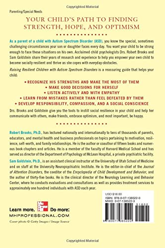 Raising Resilient Children With Autism Spectrum Disorders: Strategies For Maximizing Their Strengths, Coping With Adversity, And Developing A Social Mindset #TOP1