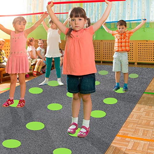 Marqueurs de tapis vert gazon pour canaliser l'énergie des élèves en classe - 4