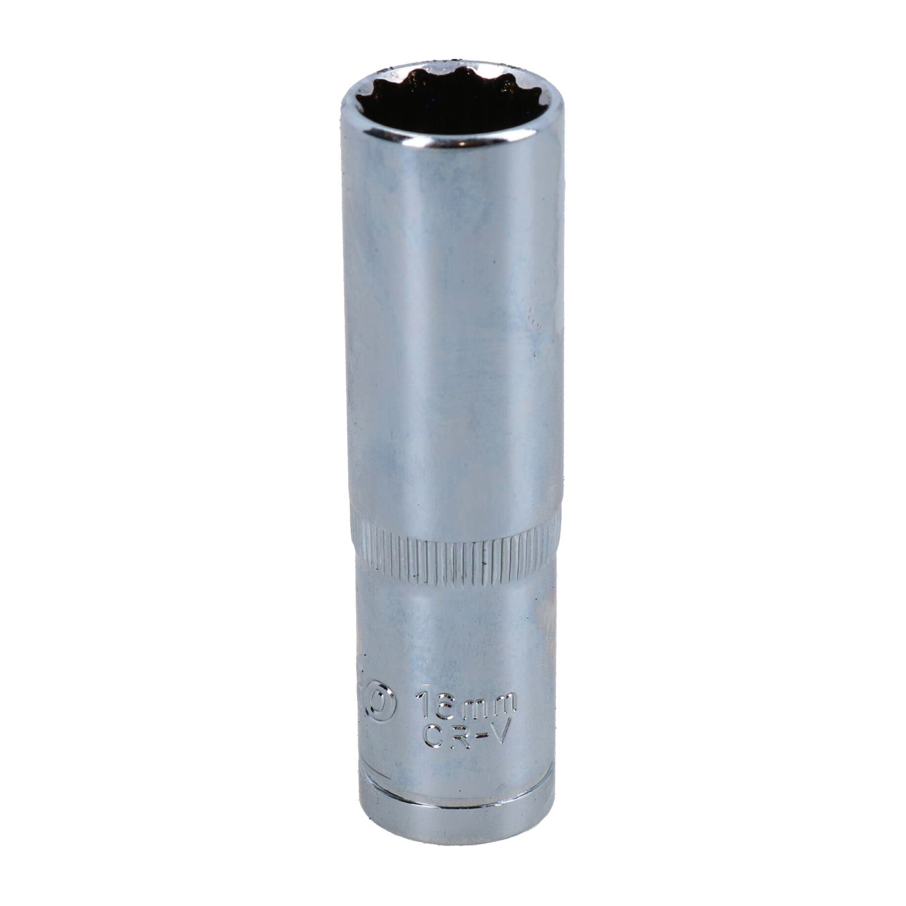 Ab Tools 16Mm 1/2In Drive Double Deep Long Reach Metric Socket 12 Point Sided Bi-Hex