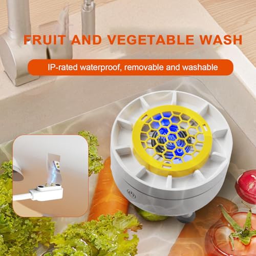 Limpiador de frutas y verduras compacto con batería para picnic 4