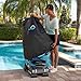 Imagen de Dolphin Nautilus CC Plus Robot Piscina Limpiafondos y Paredes para Piscinas enterradas y Desmontables de 12m con Carro de Transporte y Funda Protectora Classic