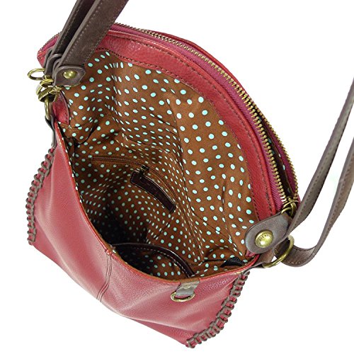 Charming Crossbody Shoulder Purse in PU Leather with Teal Butterfly Purse Charm3