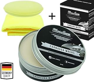 Momo’s Garage ® Carnauba Politur + Wax mit SiO2 Versiegelung High End Schutz mit EXTREM Perleffekt als Set - Auto Wachs - Nanoversiegelung -