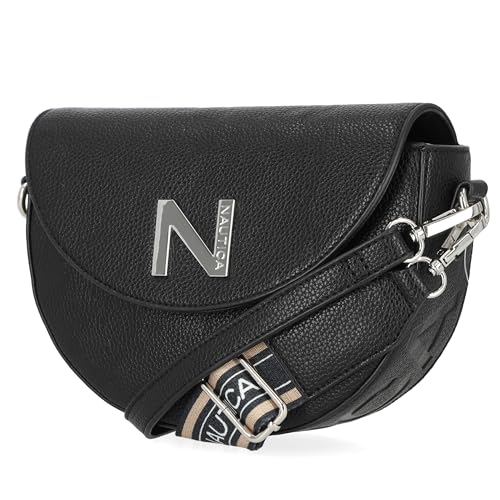 Image of Nautica Delray Flap Crossbody Purse Womens Shoulder Bag, Magnetic Snap Closure Pocket, Small Travel Handbag, Adjustable Strap