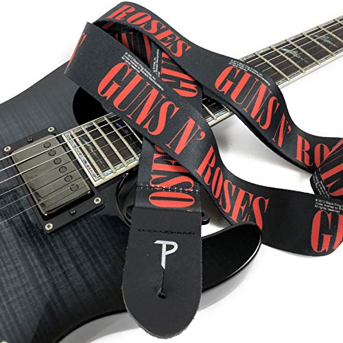 Perri PLLPCPGR Inscription Guns N Roses Sangle en polyester pour Guitare - Les Beatles, Paul McCartney, John Lennon, RIngo Starr, George Harrison Perri PLLPCPGR Inscription Guns N Roses Sangle en polyester pour Guitare – Image 3
