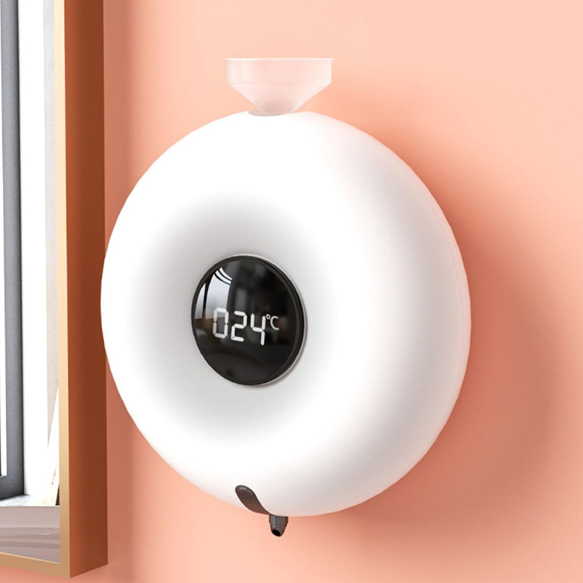 1set Automatic Sensor Soap Dispenser Foaming Hand Soap Pump Wall Mount Touchless Dispenser for Home Office Hotel