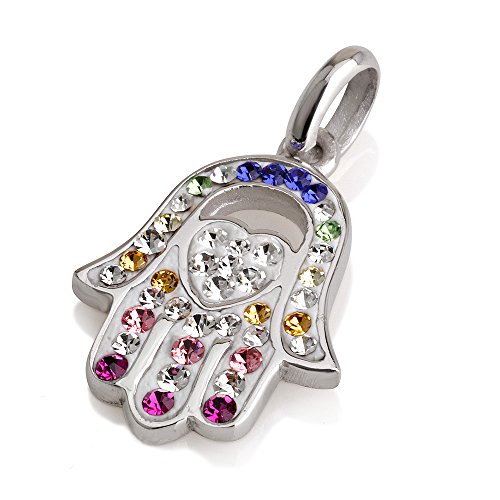 Pendentif Hamsa argent 925 : un bijou coloré durable qui ne ternit pas