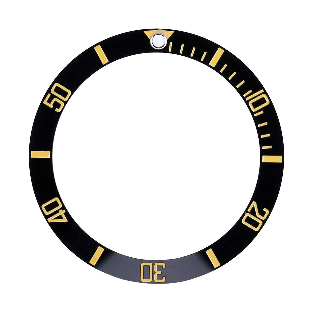 antilog watch bezel, watch bezel insert 4 colors new ceramic watch wristwatch bezel insert loop replacement parts(#4)