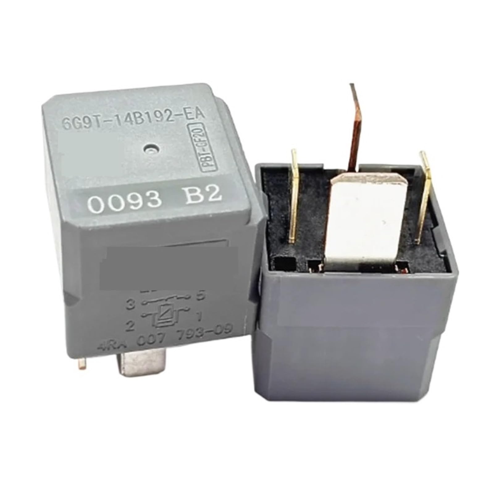 Relais 6G9T-14B192-EA 12V DCV12 haute conductivité avec boîtier isolé - Lot de 10