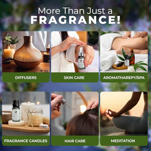 Image of 100% Pure Rosemary Essential Oil | Stimulates Hair & Mental Clarity | Scalp Nourishment, Focus & Relaxation | FDA Approved | Diffuser & Massage Use - 15ml - Pack of 2