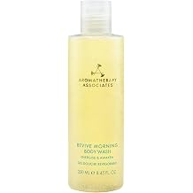 Aromatherapy Associates Revive Morning Body Wash, Hydrating Cleanser with Squalane, AHAs & Jojoba Beads, Moisturizing Body Wash for Dry Skin with Grapefruit, Rosemary & Juniper, 250ml
