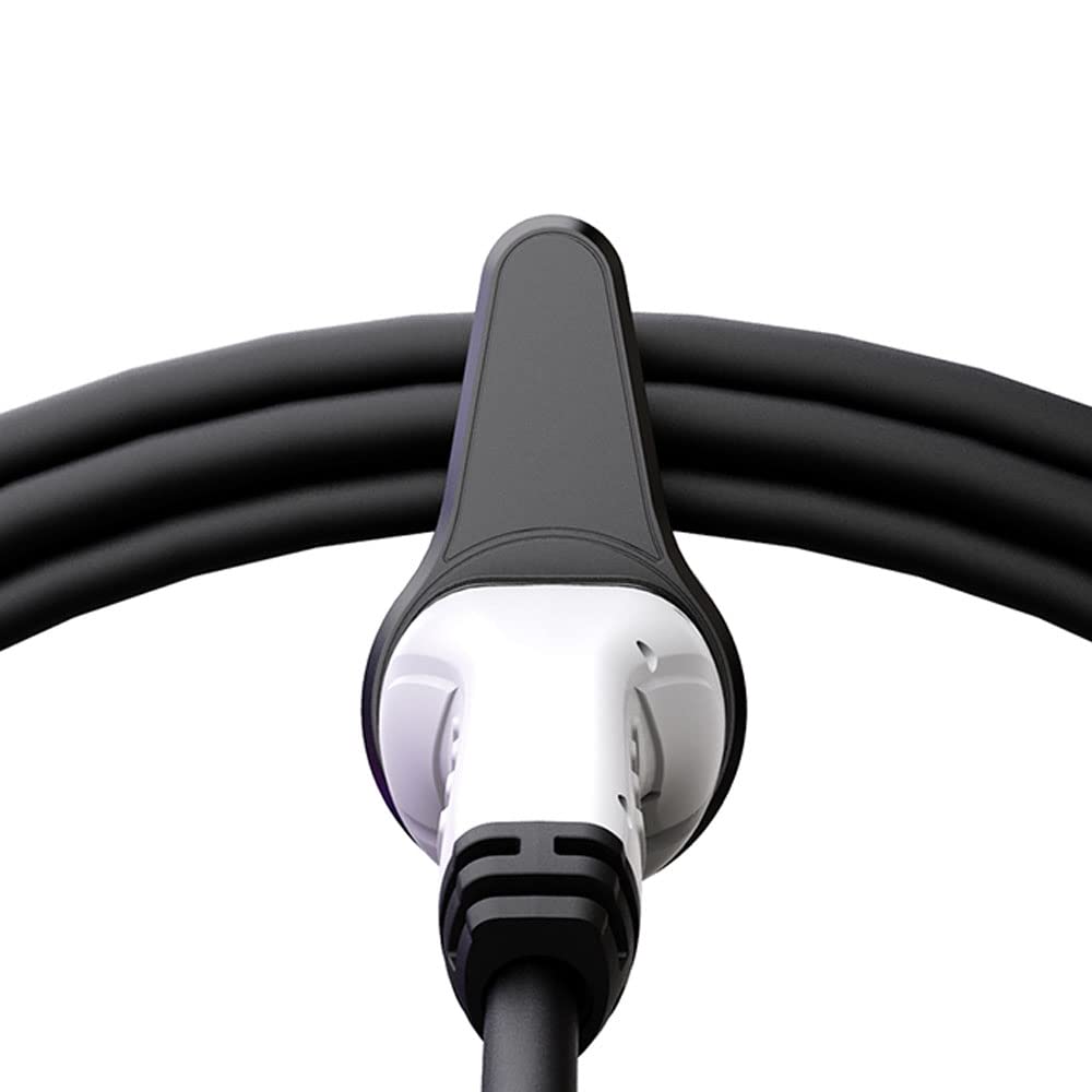 Wallbox kabel do ładowania uchwyt typ 2 mały | uchwyt ścienny do samochodu elektrycznego z wtyczką IEC 62196-2 | uchwyt typu 2 | uchwyt ABS typ 2 EV uchwyt ścienny