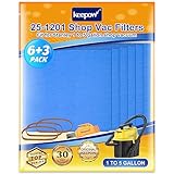 KEEPOW Shop Vac Filters Compatible with Stanley 1-6 Gallon Wet/Dry Vacuums SL18910P-3, SL18129, SL18133, Part# 25-1201 (6 Pack)