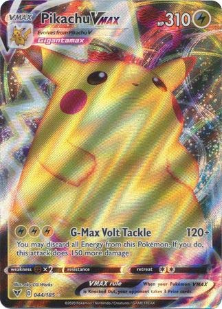 Pokemon Pikachu VMAX - 044/185 - Ultra rzadki miecz i tarcza