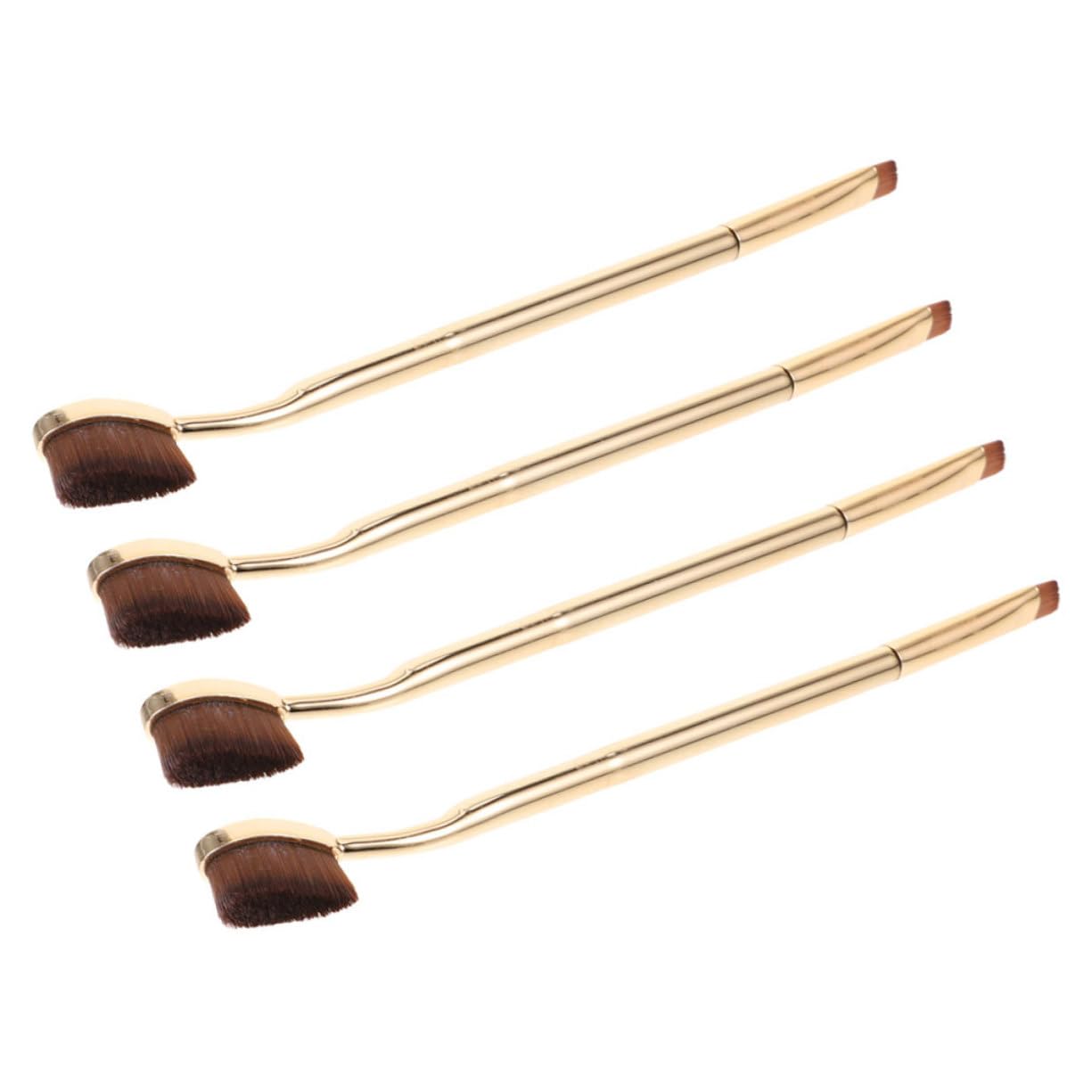 Healeved 4pcs Makeup Brush Set Eye Powder Foundation Concealer Brush Sturdy Materials for Women