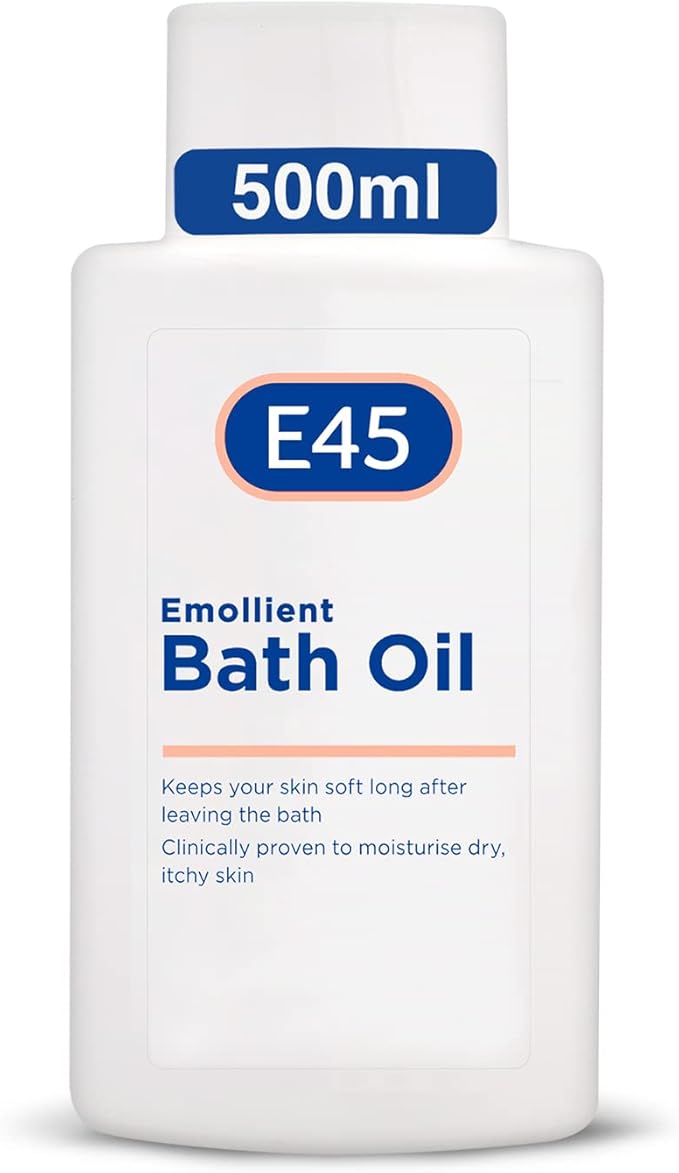 E45 Bath Oil 500 ml E45 Bath Oil Emollient to Moisturise & Hydrate