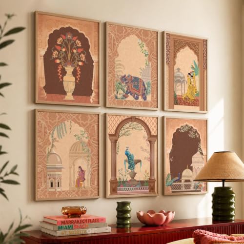 Image of kotart - Pichwai Wall Art Home Decor For Living Room Bedroom Office | Poster With Frame (14X20 Inch, B)