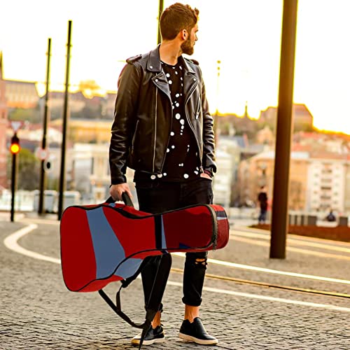 Housse imperméable pour guitare acoustique avec double bandoulière et poche Motif pois, Multicolore 09, 42.9×16.9×4.7 in… - Les Beatles, Paul McCartney, John Lennon, RIngo Starr, George Harrison Housse imperméable pour guitare acoustique avec double bandoulière et poche Motif pois, Multicolore 09, 42.9x16.9x4.7 in… – Image 7