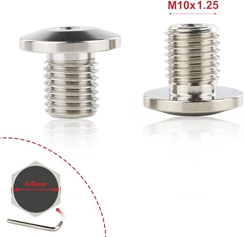 Miniatura 2 de Tornillos de acero inoxidable universal para Husqvarna SvartpilenVitpilen, Royal Enfield, CB500FCRF250L, FZ-09Tenere 700 y así sucesivamente