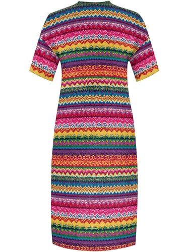 Image of SUZONANA Plus Size Dresses for Curvy Women African Print American Dress Summer Outfits Casual Loose with Pocket