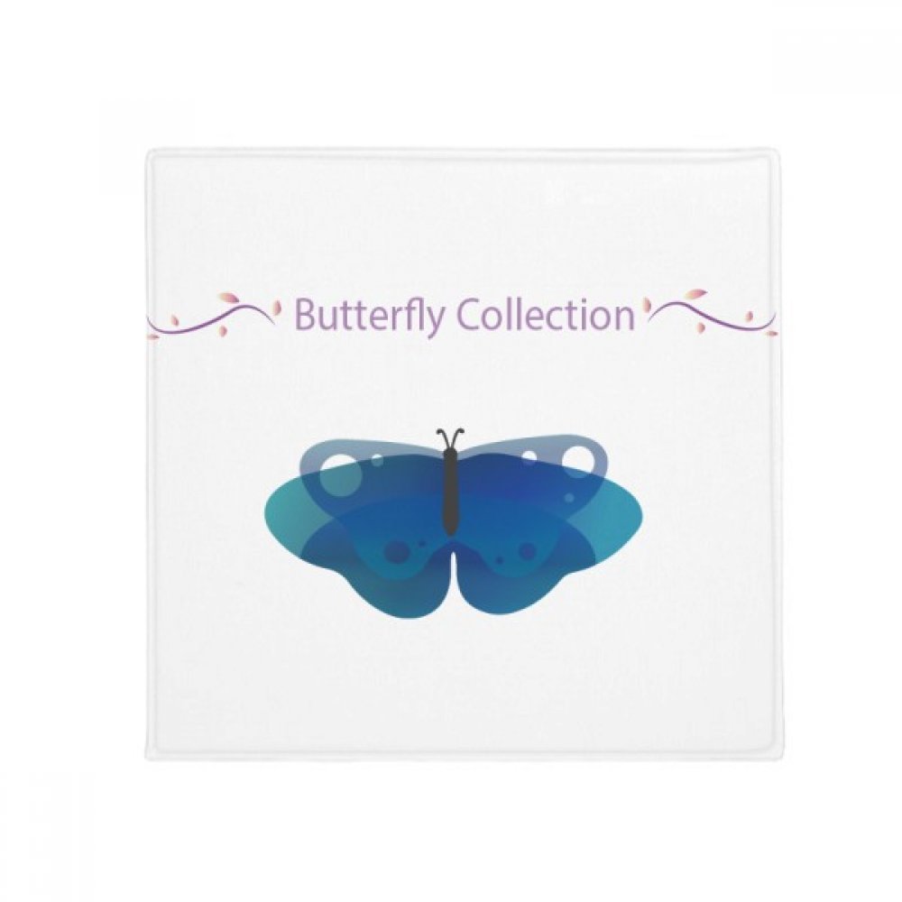 Tapis de sol papillon bleu 50x50cm une idée cadeau originale pour la maison