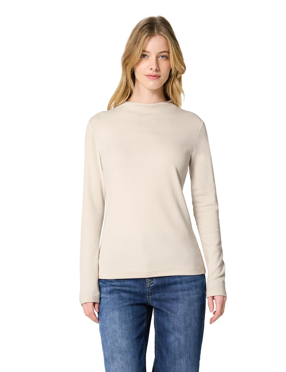 Damen Basic Turtleneck Shirt
