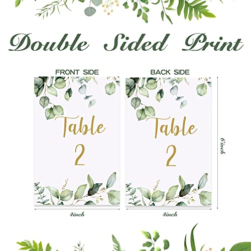 Zonon ZONON-TABLE NUMBERS CARDS-89 26 Pieces Wedding Table Numbers Cards 1-25 thumb #1