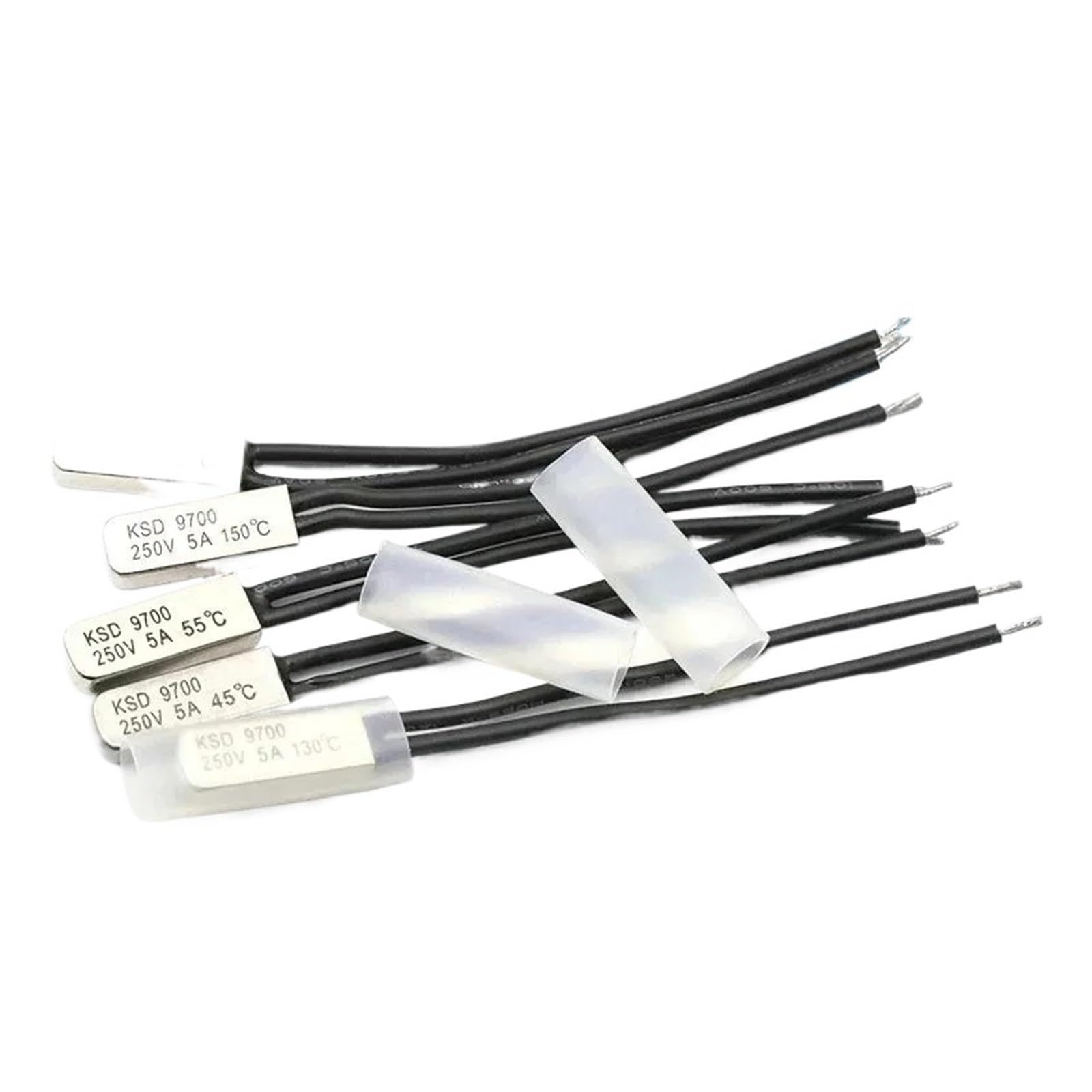 KSD9700 250V 5A 40~105 Degree Bimetal Disc Temperature Switch Normal Close Closed Thermostat Thermal Protector(70C,Normal close)