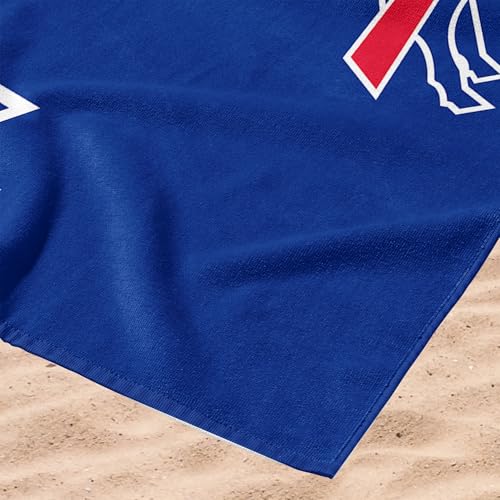 Image of Northwest NFL Buffalo Bills Microfiber Beach Towel, 30 x 60 Inches - Quick Dry, Sand Resistant, Lightweight, Highly Absorbent, Incisor Design