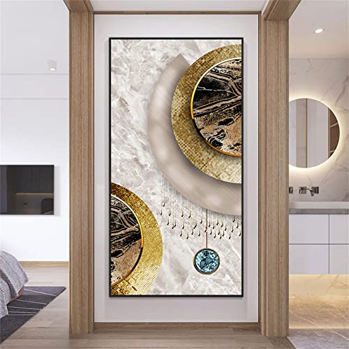 Peinture diamant art moderne abstrait kit complet adulte 30x90cm avec strass point de croix