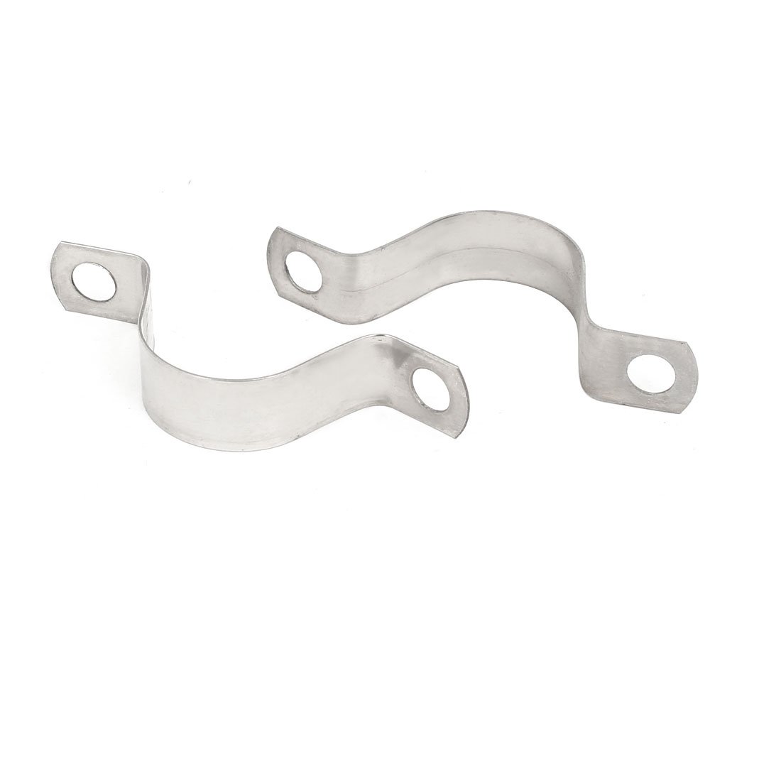 Abrazaderas Para Tubería De 10 Mm - 20 Unidades De Metal Plateado