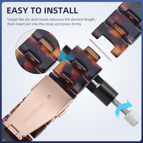 Image of CRIS-BAND Resin Bands Compatible with Apple Watch Series 11 /10 /9 /8 /7 Bands 46mm 45mm 44mm 42mm 41mm 40mm for Women, Strap for iWatch Ultra 3 /2 49mm Series 6 /5 /4 /3 /2 /1 /SE3 Slim Bracelet Wristband