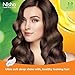 Nisha Creme Hair Color, Permanent Hair Colour Dark Brown, Silky & Shiny 100% Grey Coverage Rich Bright Long Lasting Hair Colouring For Ultra Soft Deep Shine Hair Dye (Pack of 1)