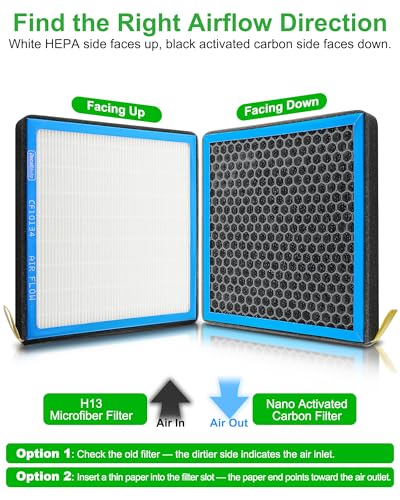 Image of CF10134 Cabin Air Filter for Honda, for Acura Activated Carbon Beads