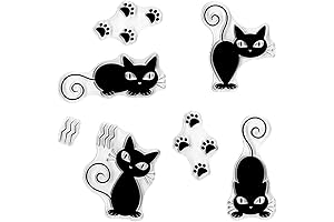 Halloween Animal Cat Silicone Rubber Stamps