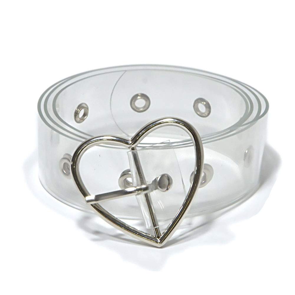 Fashion Transparent Clear Waist Belt Waistband for Women Girls Jeans Shorts Pants