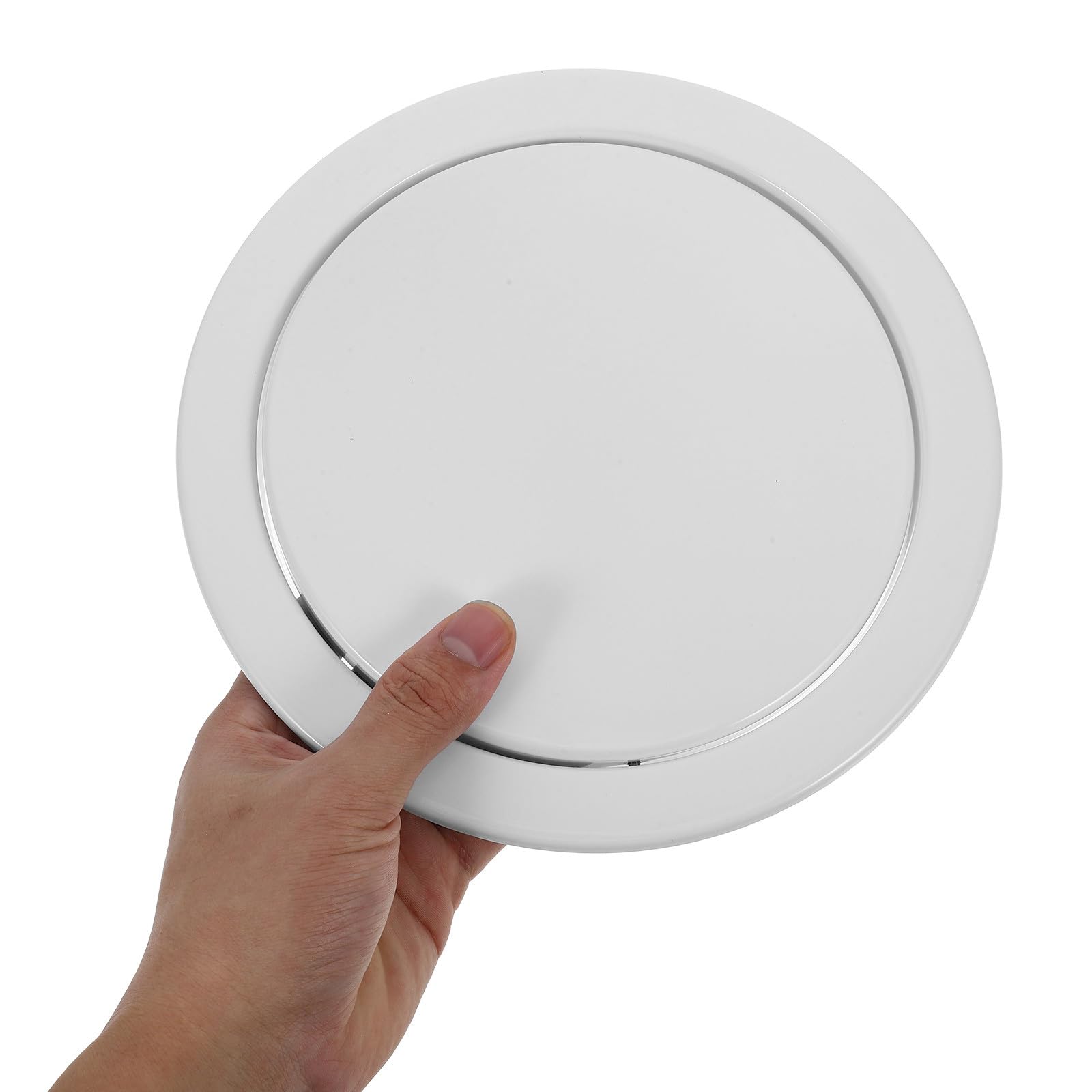Zerodeko Tapa de Basura de Encimera Empotrada de Acero Inoxidable 403 para Cocina y Baño Apertura de 18-19 Cm y Diseño Elegante y Duradero