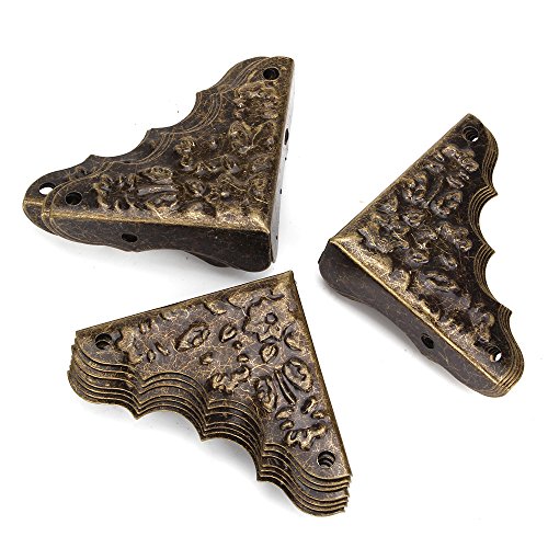 BQLZR 20x Bronzo Ferro Antico Bordo di Copertura