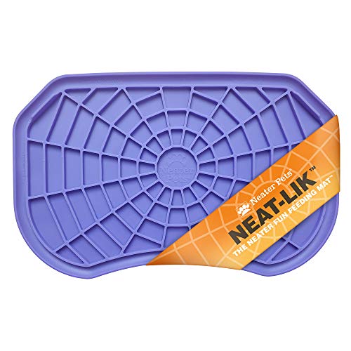 What can you put on a lick pad for dogs