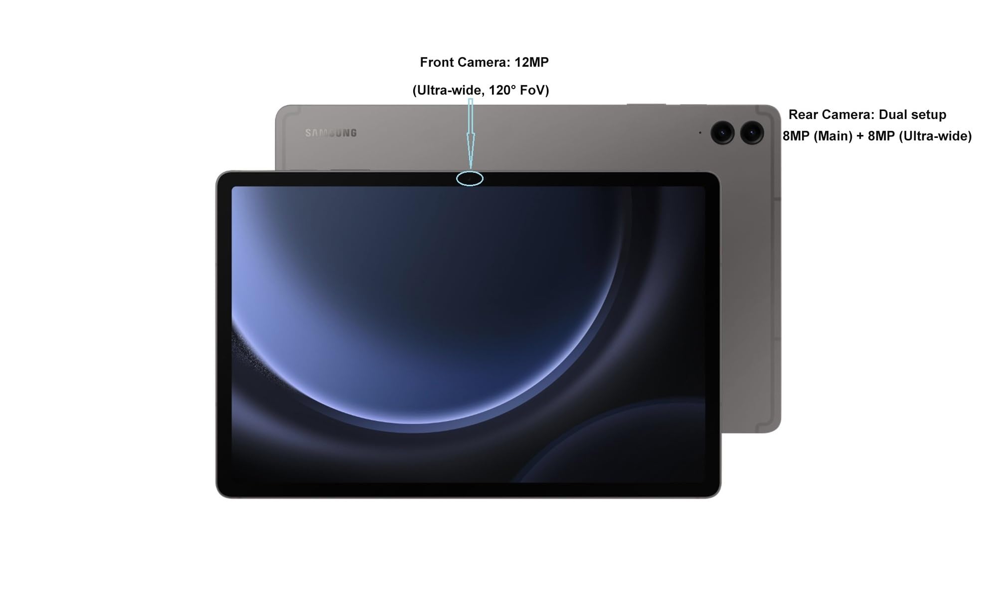 Amazon.com : Samsung Galaxy Tab S9 FE+ Plus Android Tablet (12.4